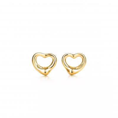 TIFFANY ELSA PERETTI® OPEN HEART PIN EARRINGS 60018073
